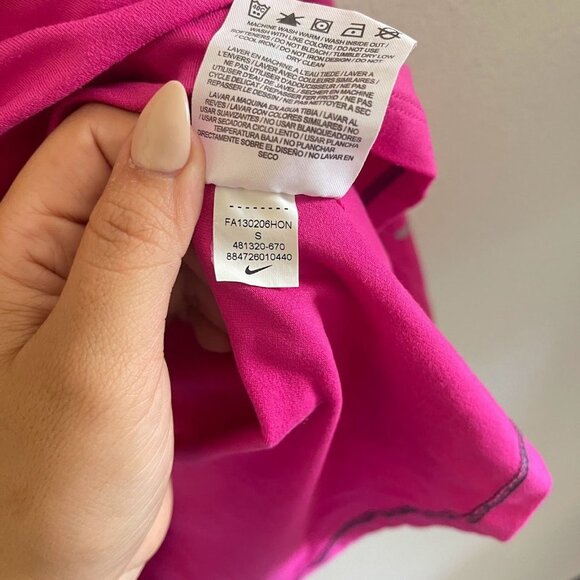 Nike Element Women's 1/2-Zip Pink Running Top - Picture 4 of 5